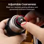 Ръчна кафемелачка SimCoker с керамичен бур – преносима, капацитет 20 г, регулируемо смилане, снимка 2