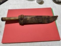 Стар български Овчарски Нож с Дървена Кания, снимка 1