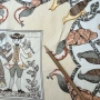 Vintage Hermès Paris Early America копринен шал , снимка 6