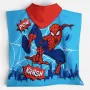 Лятно пончо за плаж Spiderman в син цвят 60 x 120 см, снимка 2
