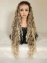 Руса перука afro curls lace front 86см 13х4, снимка 1