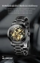 OPK 8165 Мъжки Механичен Автоматичен Скелетон Часовник, снимка 6