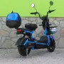 Електрически скутер с педали  500W/48V/15Ah – BLUE, снимка 2