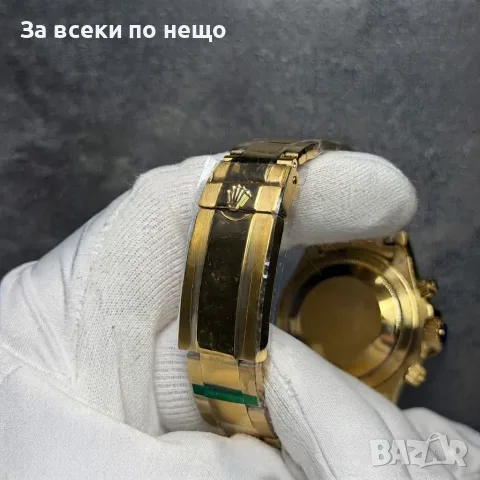 Rolex Daytona Мъжки Златен Часовник С Автоматичен Механизъм Код Chronolux65, снимка 4 - Мъжки - 55650452