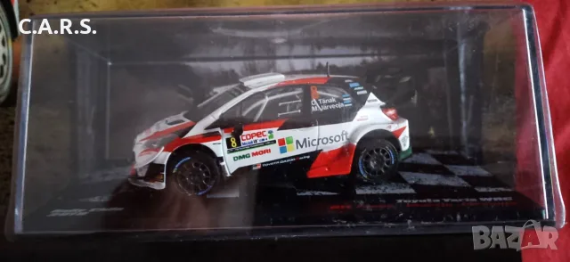 НОВА Метална количка Toyota Yaris WRC - Мащаб 1:43, снимка 2 - Колекции - 55626237
