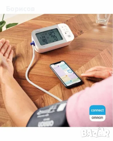 Автоматичен апарат за кръвно налягане, Omron X7 Smart, снимка 2 - Уреди за диагностика - 55619407
