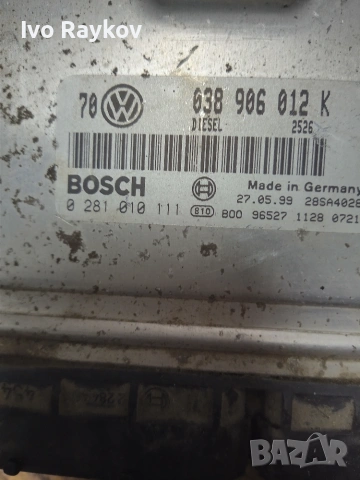 Компютър VW Golf 4 1.9TDI 1999г. 038906012K , 0281010111, снимка 3 - Части - 55016461