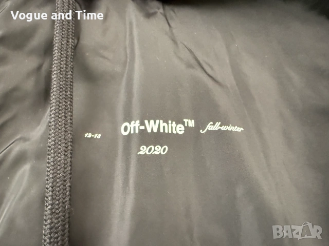 Off-White яке/дъждобран - размер XS (пасва на L) - като ново, снимка 10 - Якета - 54651807