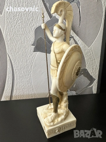 Ахил статуетка от алабастър 24 см височина декорация фигура история