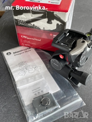Manfrotto XPRO Geared Head - глава за статив, снимка 5 - Чанти, стативи, аксесоари - 54581919