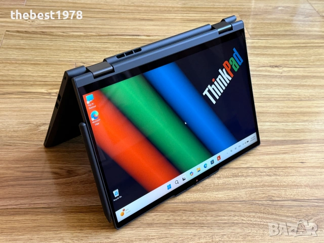 НОВ! Lenovo T14s 2 in 1`Ultra 7 255U/32GB LPDDR5X/512GB NVMe/Гаранция/Батерия 100%-1ц/WUXGA IPS, снимка 5 - Лаптопи за работа - 54717905