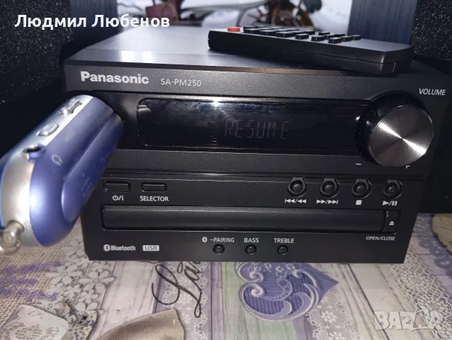 Стерео уредба Panasonic SC PM 250 Usb,mp3,радио