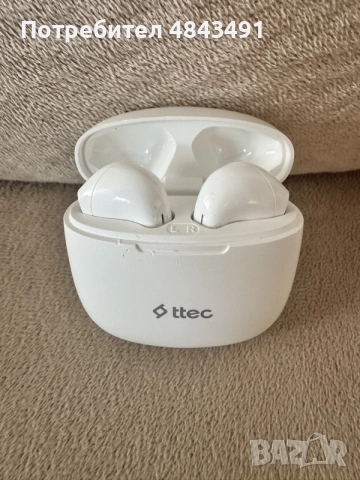 Безжични слушалки TTEC Mode 2KM145B Bluetooth 5.3 TWS, снимка 3 - Безжични слушалки - 55606697
