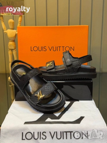 Louis Vuitton Нови Дамски Сандали Луи Витон Различни Цветове , снимка 7 - Сандали - 54650002