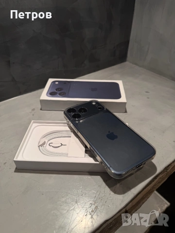 2 cycle! КАТО ЧИСТО НОВ Iphone 17 Pro Max Blue + калъф, снимка 10 - Apple iPhone - 54113823