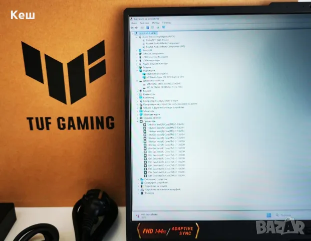 Геймърски лаптоп ASUS TUF GAMING F17 FX707VU (1TB SSD), снимка 4 - Лаптопи за игри - 55313909