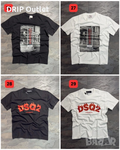 !НОВИ 40 МОДЕЛА! Мъжки Летни Тениски |DI*R|LV|STONE ISLAND|BALENCIAGA, снимка 9 - Тениски - 54567915