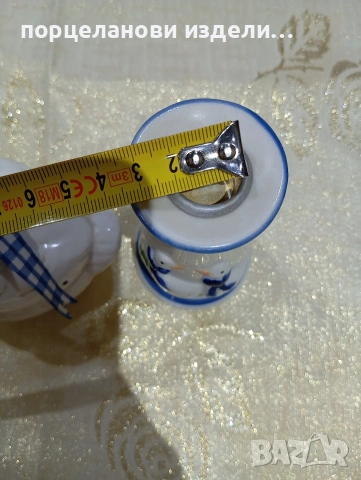 порцеланов прекрасен сет свещници с фигура на пате , снимка 14 - Колекции - 54010683