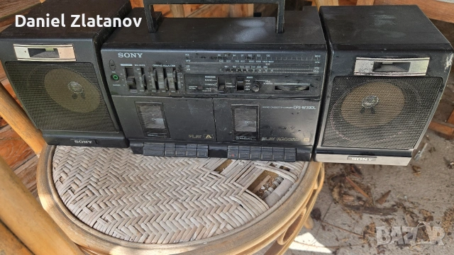 ретро двукасетъчен радиокасетофон сони sony, снимка 2 - Радиокасетофони, транзистори - 54575868
