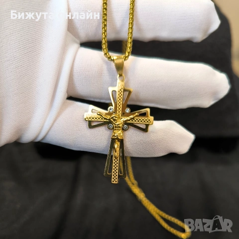 Ланец с кръст. Продукт № 071, снимка 2 - Колиета, медальони, синджири - 54974932