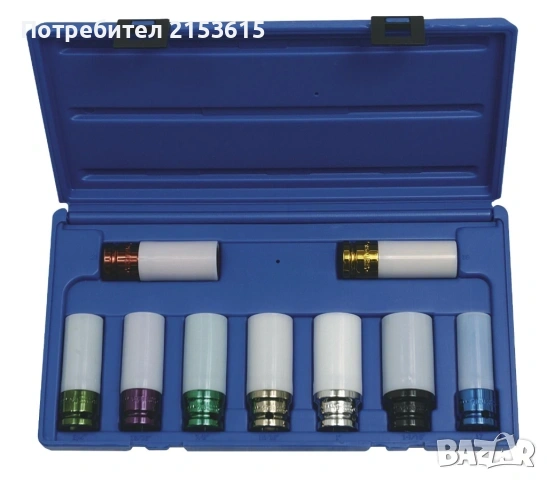 CORNWELL TOOLS 9части камъни вложки 1/2 Dr Thin Wall Alloy Socket Set