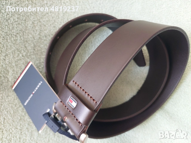 Мъжки колан Tommy Hilfiger, снимка 4 - Колани - 54465618