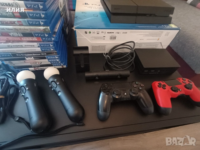 PS4+VR+игри, комплект 1tb