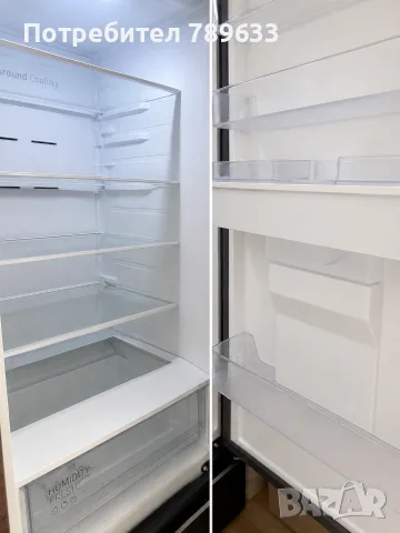Продавам Хладилник с фризер SAMSUNG RB38C650EB1/EF, 386 л, SmartThings, AI energy mode, 203 см в отл, снимка 4 - Хладилници - 55655606