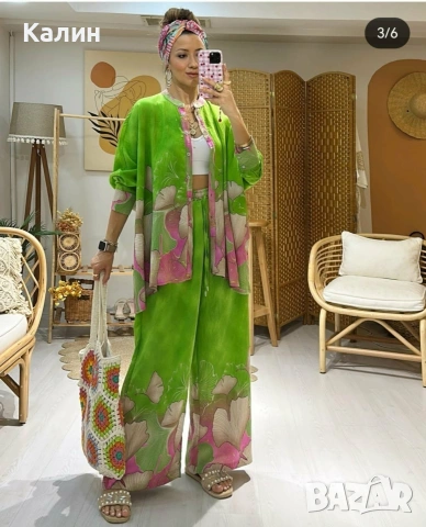 Дамски комплекти с флорален мотив - няколко цвята - 25€, снимка 2 - Комплекти - 53972257