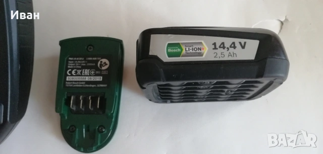 BOSCH AL 1830 CV, PBA 14.4V 2.5Ah, PAA 14.4/18 LI USB, снимка 7 - Други инструменти - 54903604