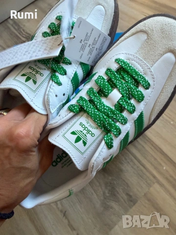 Оригинални нови кожени кецове Adidas Sambae ! 39,40 н, снимка 8 - Кецове - 54723206