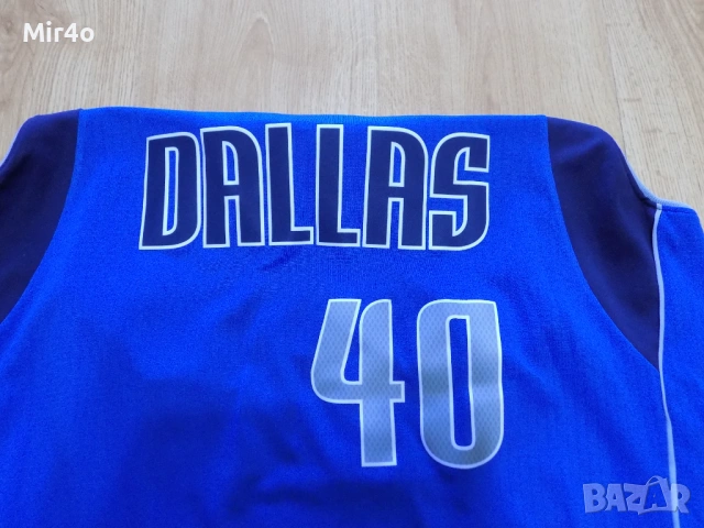 баскетболен потник dallas mavericks barnes # 40 nba adidas екип тениска спортен мъжки оригинален XL, снимка 4 - Спортни дрехи, екипи - 40271000