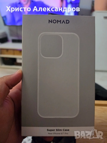 Оригинален чисто нов кейс Nomad Super Slim Case за iPhone 15 Pro (Carbide) – Ултра тънък #63 