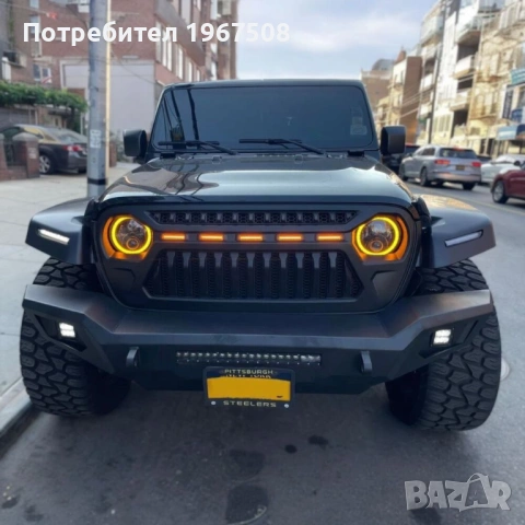 Вежди и метални подкалници за Jeep Wrangler JL 18 - 26