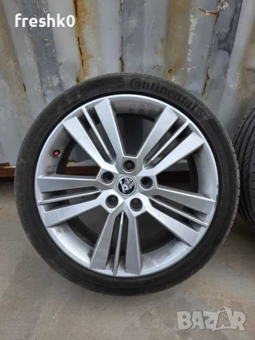 18" 7.5J ET51 5x112 Джанти Шкода Skoda, снимка 3 - Гуми и джанти - 54746841