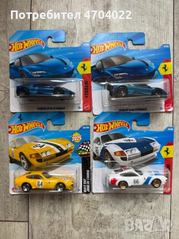 Hot wheels Ferrari , Porsche избрани