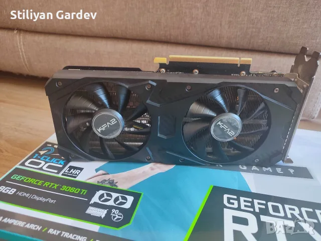 KFA2 GeForce RTX 3060 Ti 8GB OC, снимка 2 - Видеокарти - 55332525