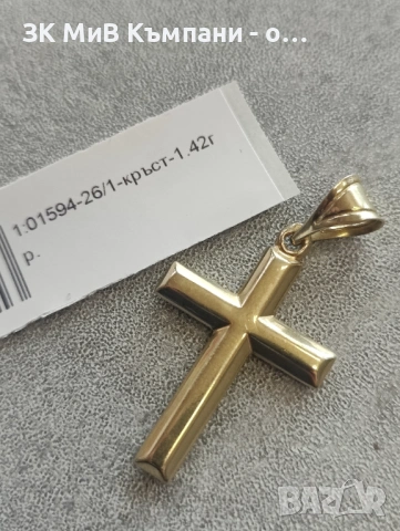 Златна висулка 1.42гр-14к, снимка 2 - Колиета, медальони, синджири - 54033757