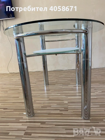 Продавам стъклена маса , снимка 2 - Маси - 54967499