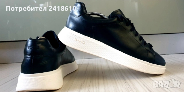 Hugo Boss Leather Mens Size 41/26см ОРИГИНАЛ! Мъжки спортно - елегантни обувки естествена кожа!, снимка 5 - Кецове - 53736506
