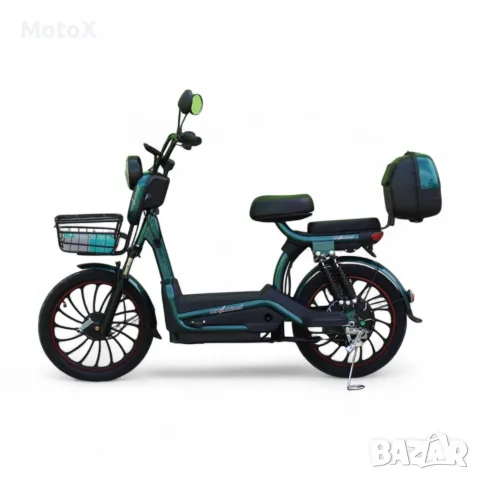 Електрически двуместен скутер – велосипед със 20″ гуми, 1200W, 60V/20Ah, снимка 11 - Мотоциклети и мототехника - 55366548