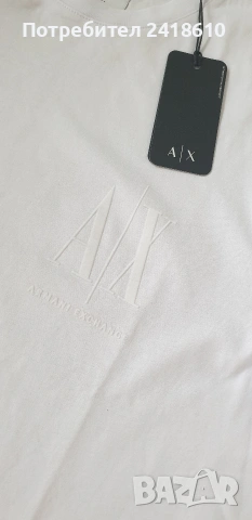 Armani Exchange A/X ICON Organic Cotton Mens Size L НОВО! ОРИГИНАЛ! Мъжка Тениска!, снимка 9 - Тениски - 54645080