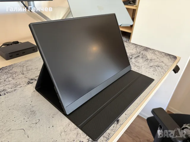 Преносим монитор 16” 4K 3840x2400 IPS 60Hz USB-C / HDMI, снимка 2 - Монитори - 55683735