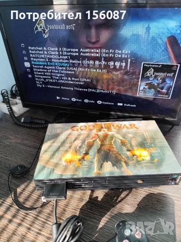✅ PS2 GOD OF WAR SKIN хакнат 100+ игри HDD, снимка 10 - PlayStation конзоли - 54069147