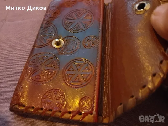 Калъвче за стотинки и друго естествена кожа 130 х 70 мм, снимка 3 - Портфейли, портмонета - 55572157