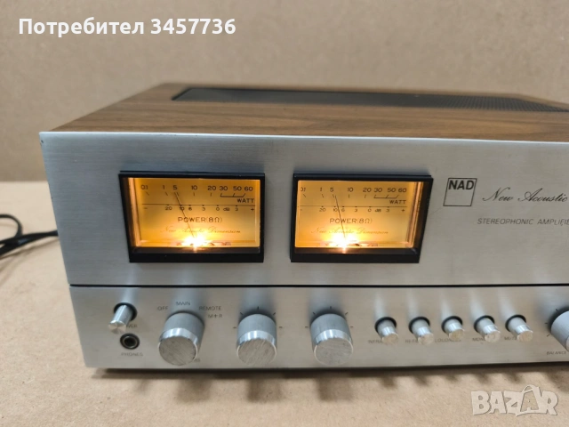 Стерео усилвател NAD 3030 Винтидж красавец , снимка 10 - Ресийвъри, усилватели, смесителни пултове - 54842483