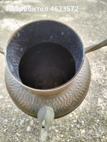 Стар меден съд кана, снимка 5 - Антикварни и старинни предмети - 54109933