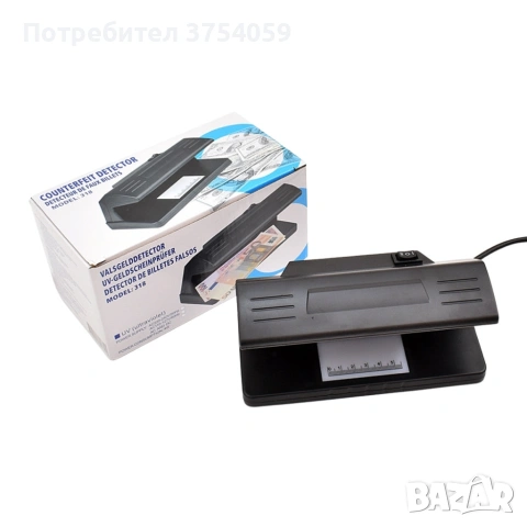 Детектор за банкноти 318, UV фенер, 220VAC, 4W, снимка 3 - Друго търговско оборудване - 55183669