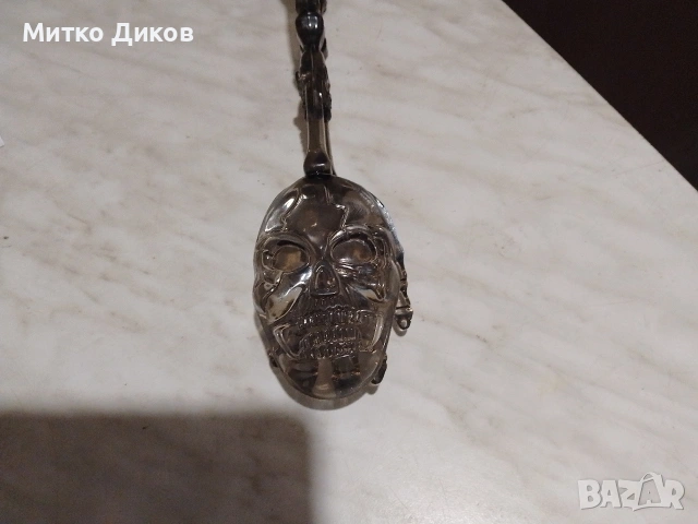 Ножица кухненски аксесоар за сервиране на салата, изобразяващ скелетни кости и череп. 29 см, снимка 3 - Аксесоари за кухня - 55145508