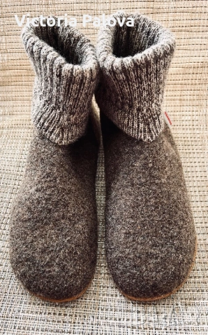 Вълнен уют от Австрия - боти-пантофи Giesswein Wildpoldsried - Размер 37 , снимка 2 - Пантофи - 54001249